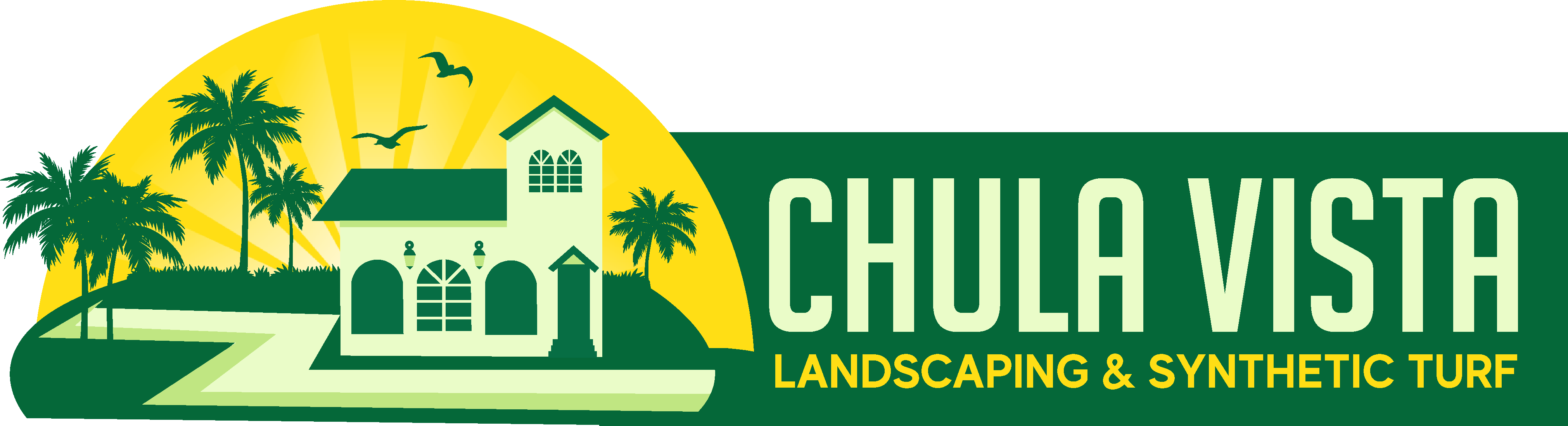 Chula Vista Landscaping and Synthetic Turf Colored Horizontal Logo