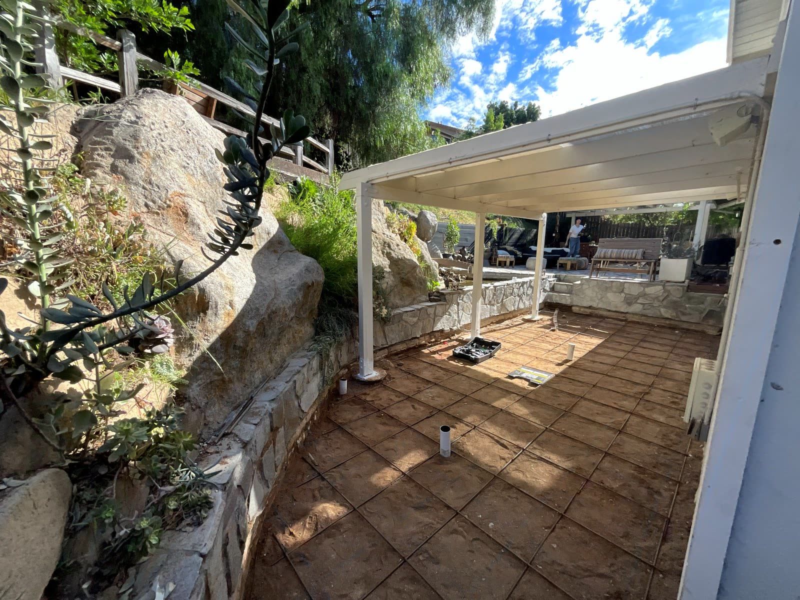 Aluminum patio cover in Chula Vista