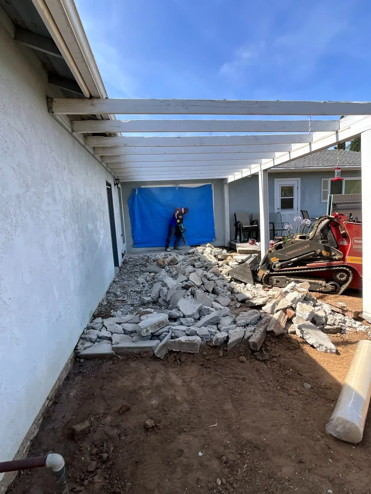 Patio renovation in Chula Vista